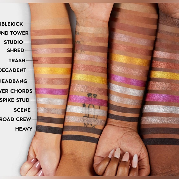 URBAN DECAY Naked Metal Mania Metallic Eyeshadow Palette Vibrant Colors - NEW